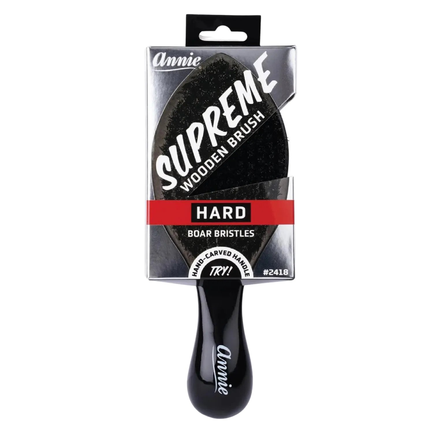 Annie Supreme Club Brush Hard Boar Bristles