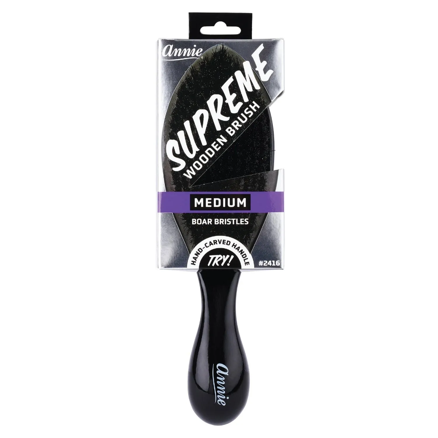 Annie Supreme Wave Brush Medium Boar Bristles