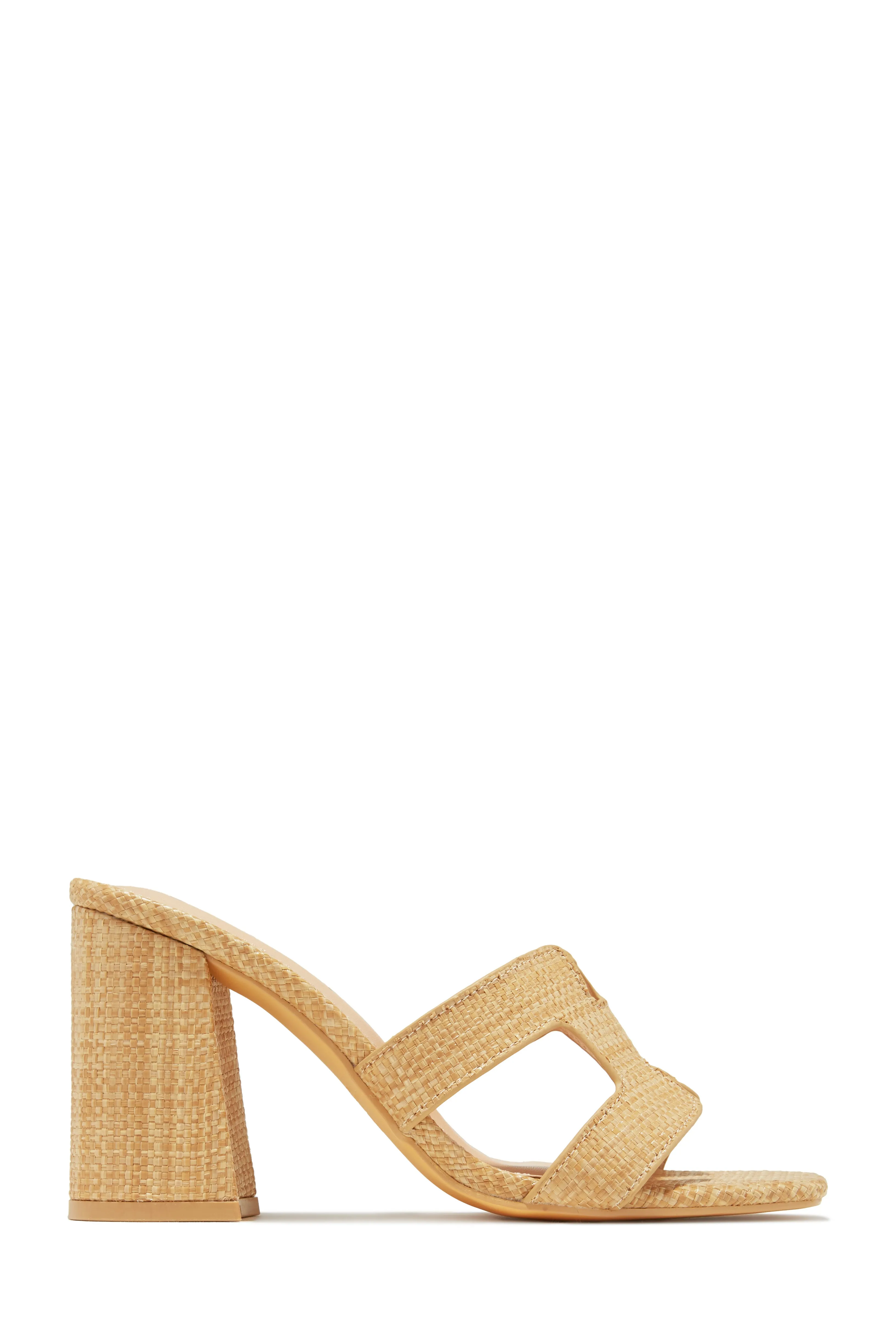 Bianka Block Mid Heels - Gold