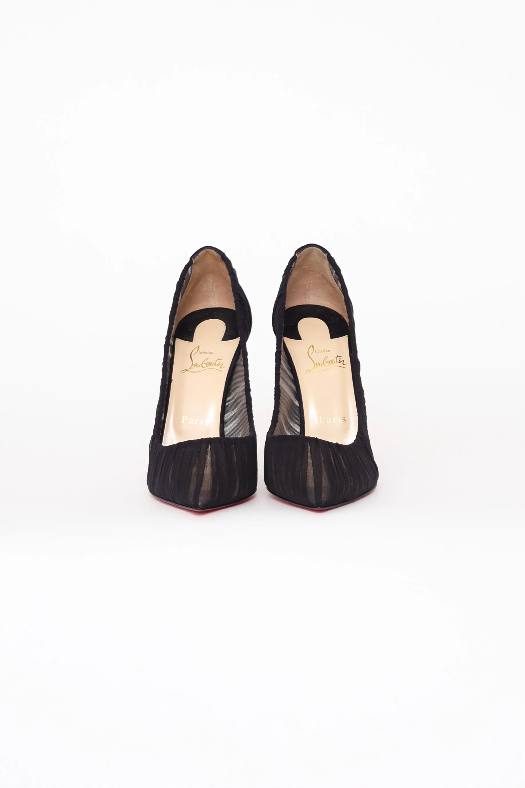 Black Follie Draperia Pump