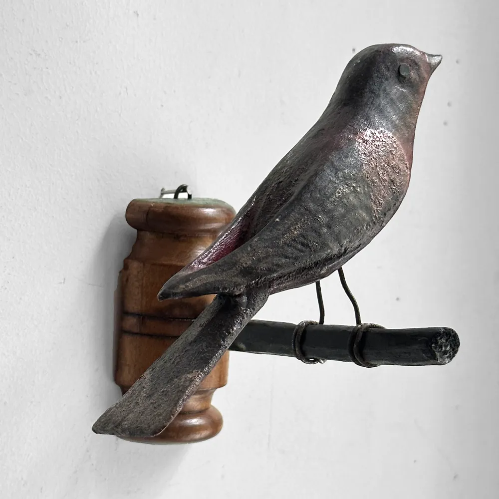 Black Forest Carved Bird (515)