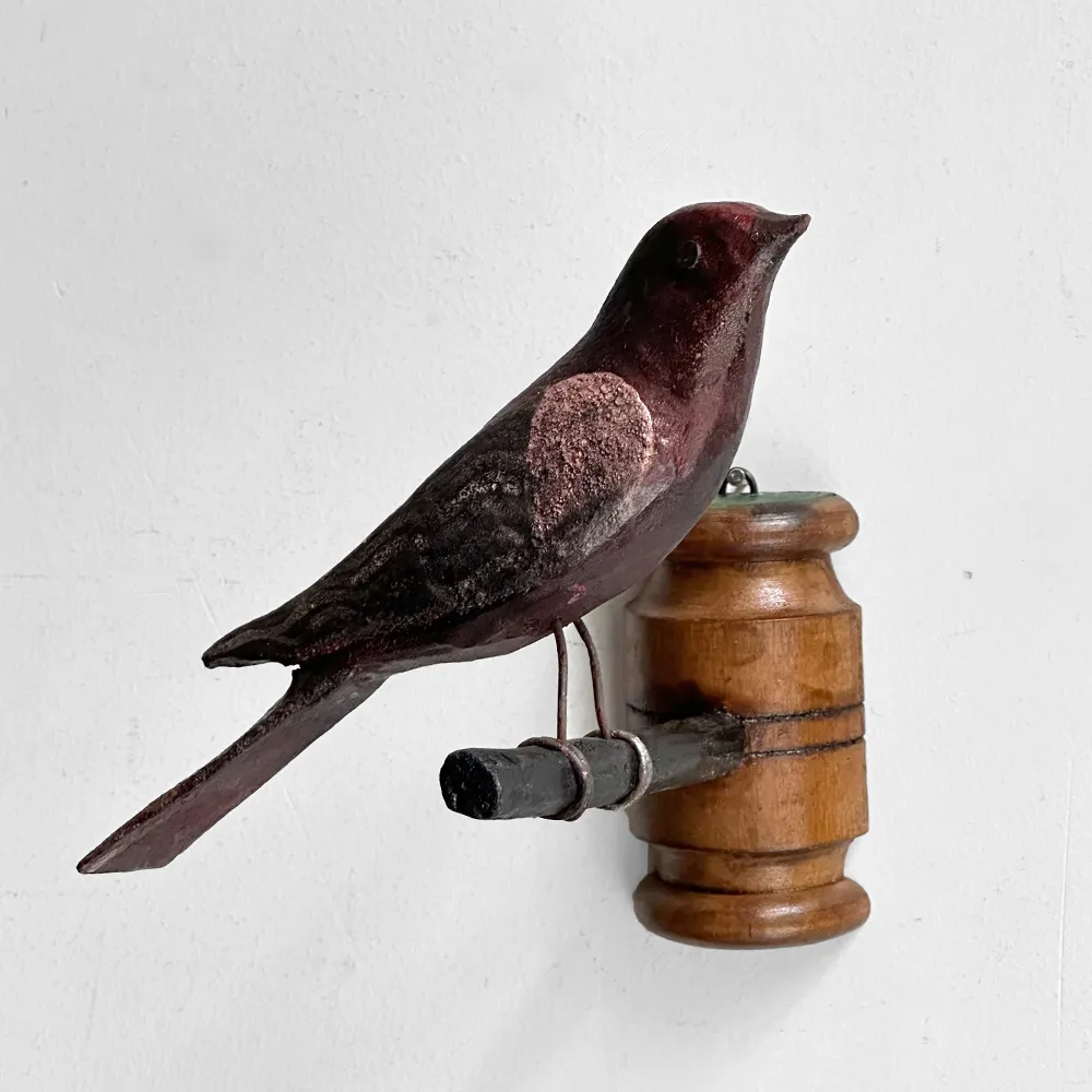 Black Forest Carved Bird (515)