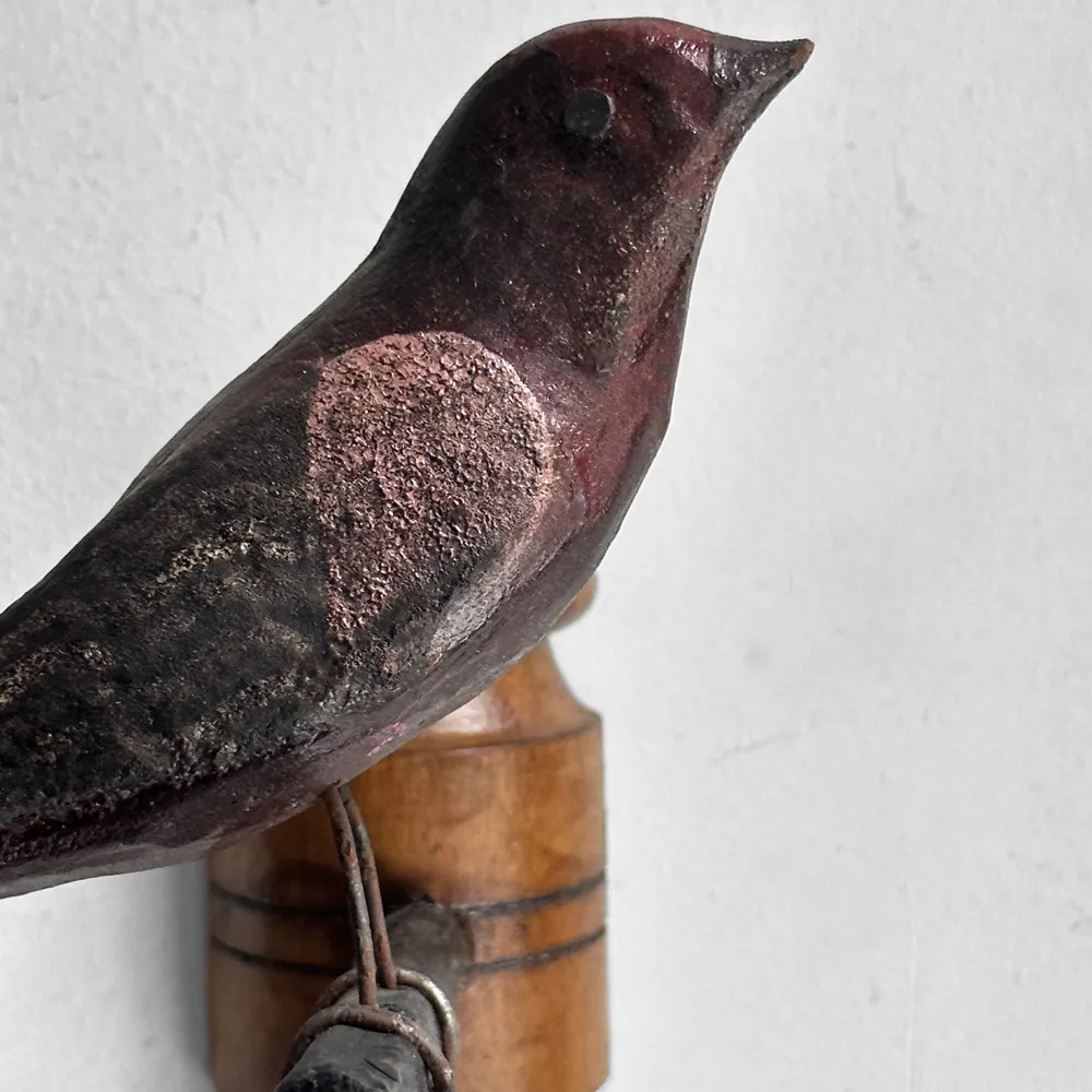 Black Forest Carved Bird (515)