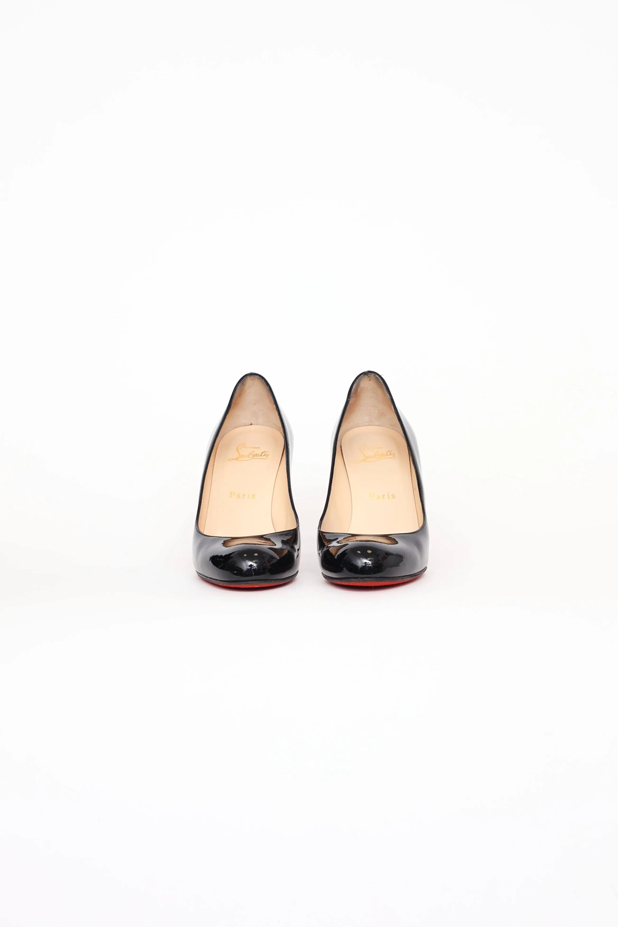 Black Patent Simple Pump