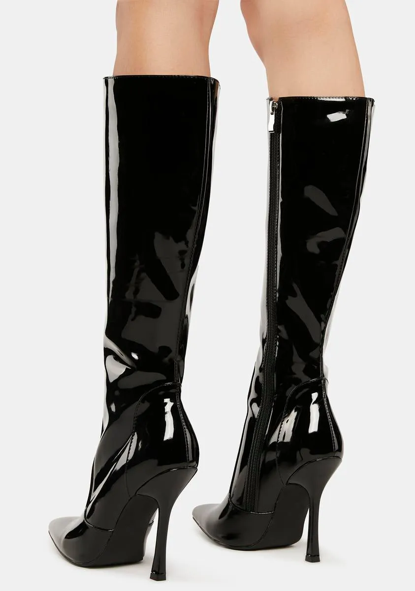 Blushing Stiletto Boots