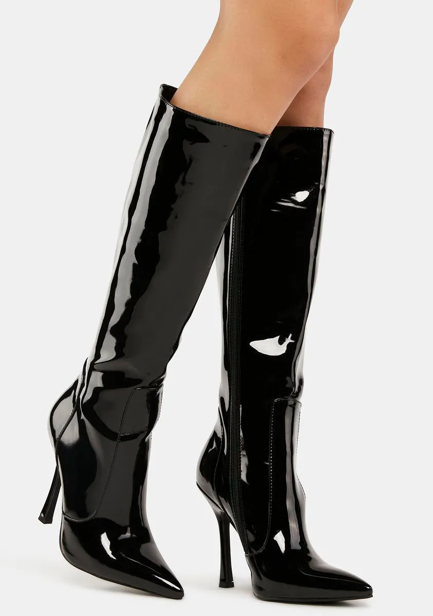 Blushing Stiletto Boots