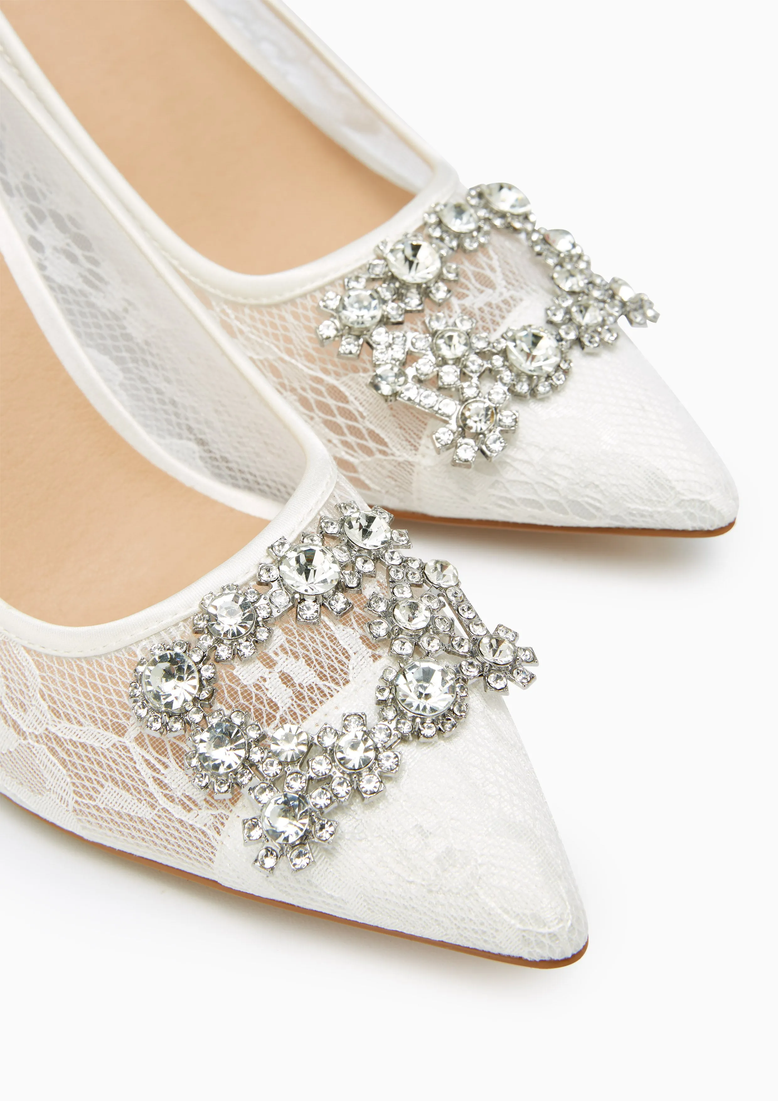 Bride To Be Heels - White