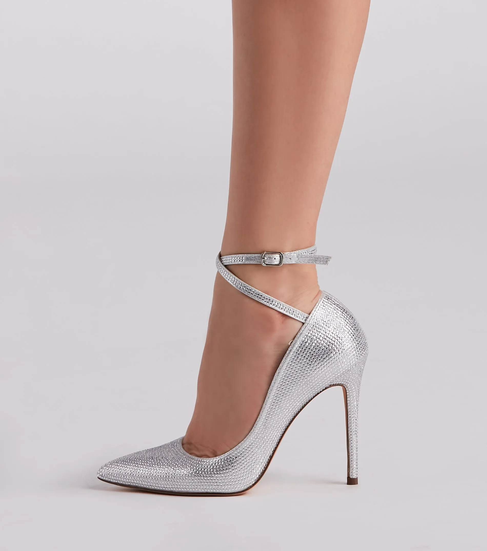 Bring The Sparkle Rhinestone Pumps