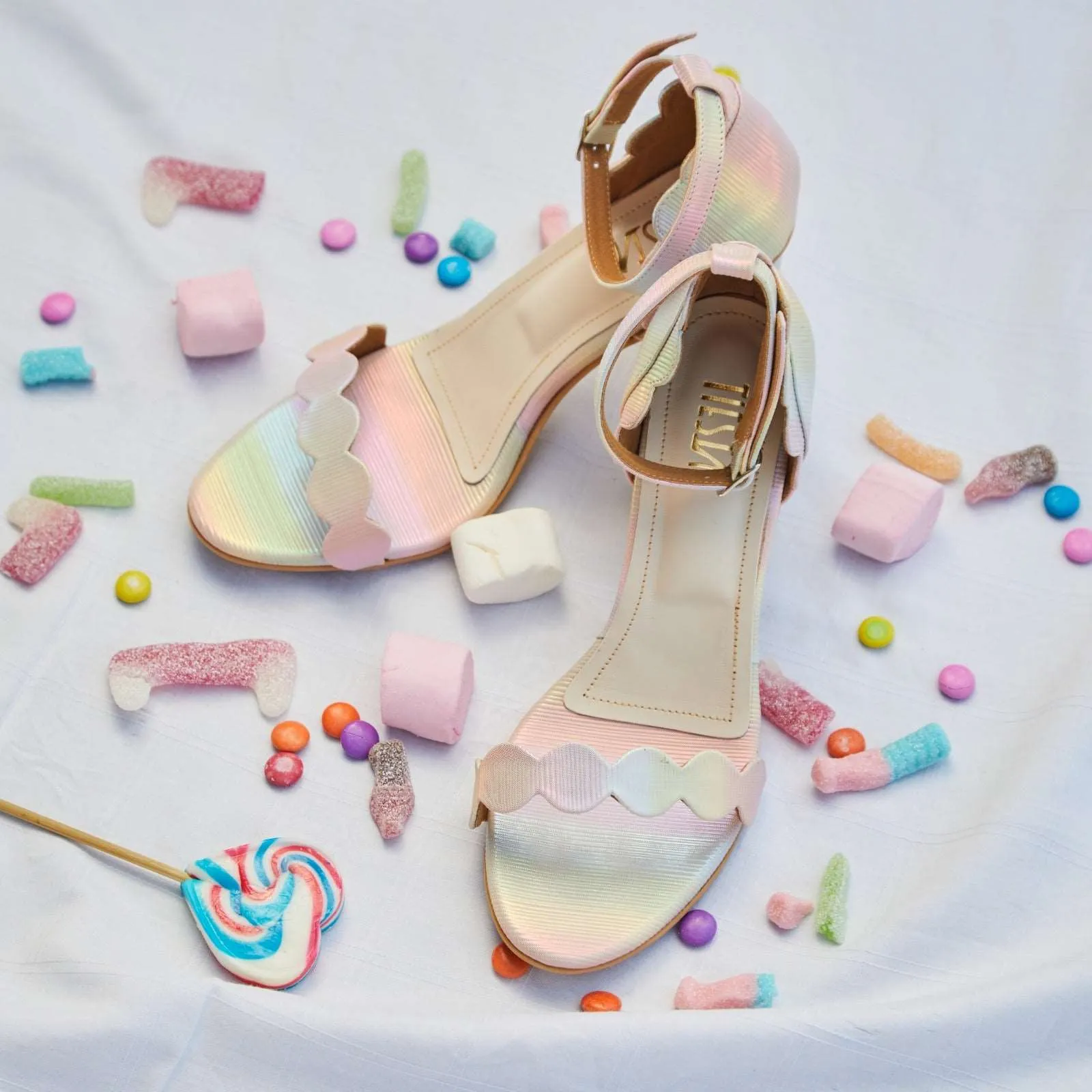 Bubblegum Block Heels - Sugar Rush