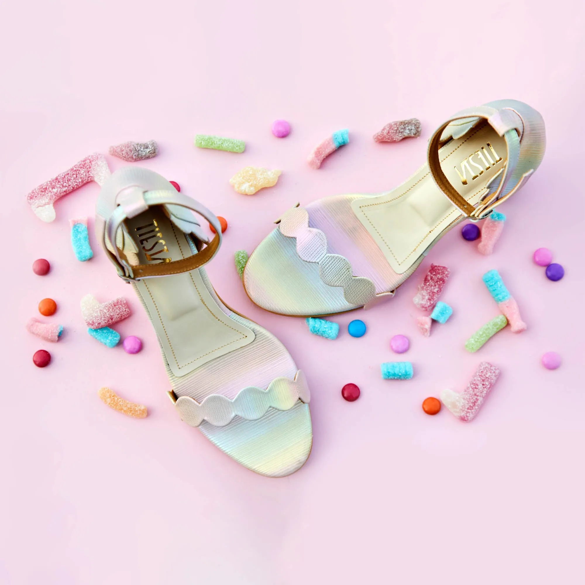 Bubblegum Block Heels - Sugar Rush