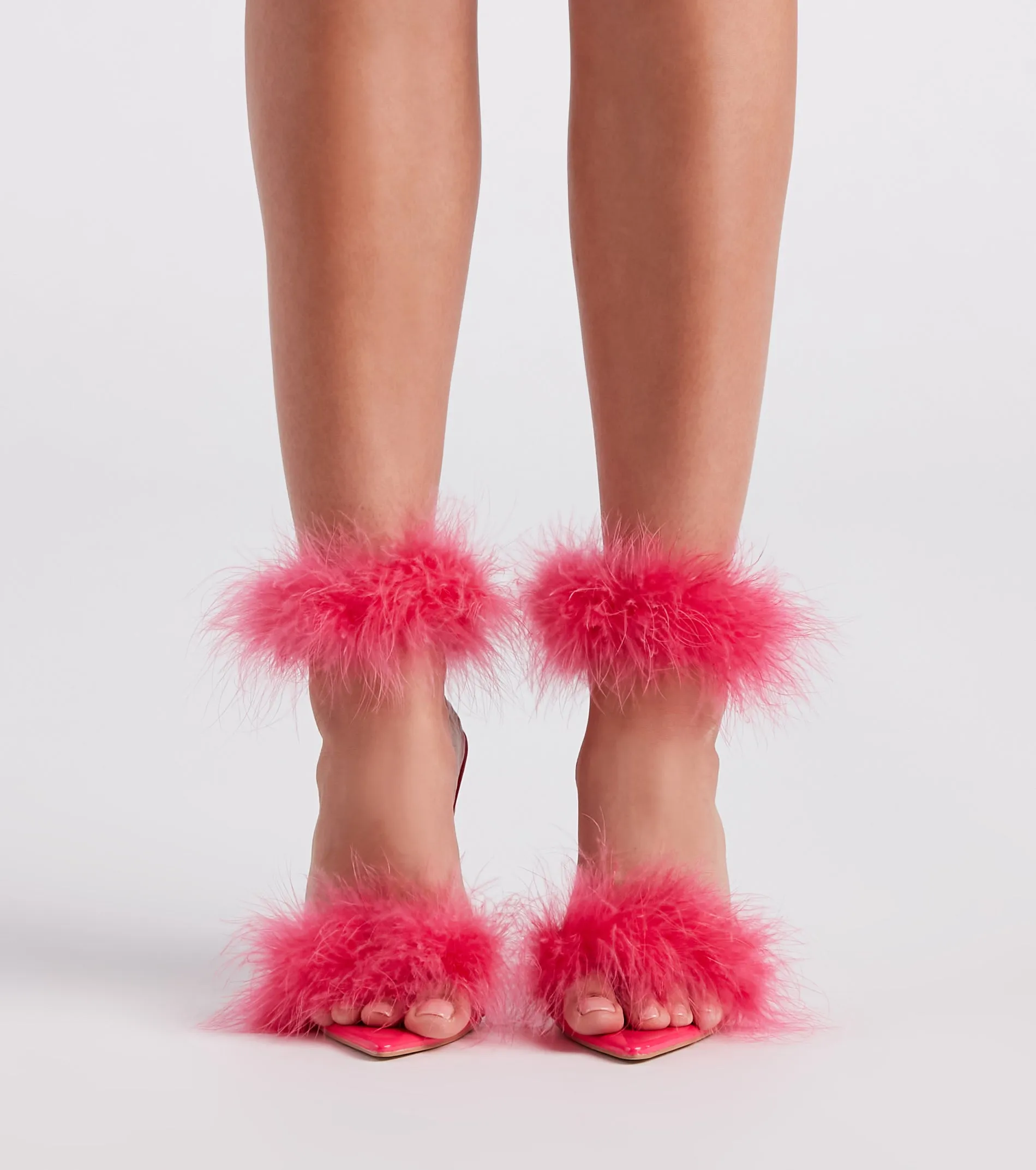 Feather Princess Marabou Stiletto Heels