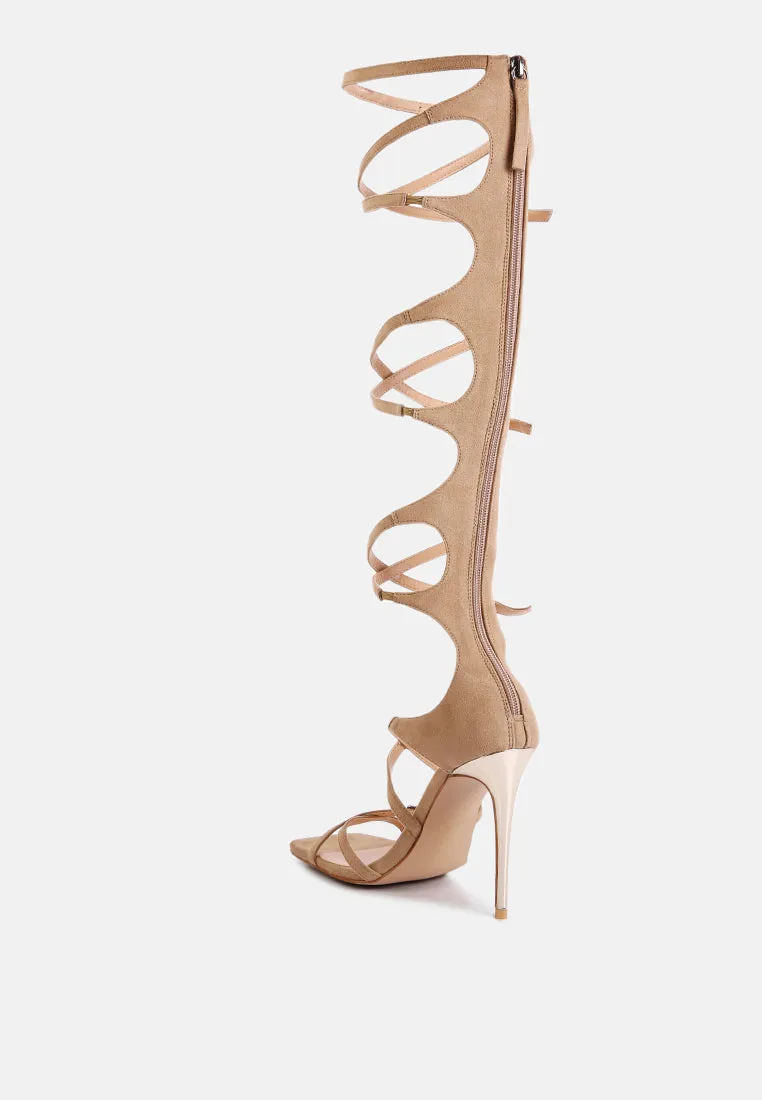 Gossip Dramatic Strappy Stiletto Heels