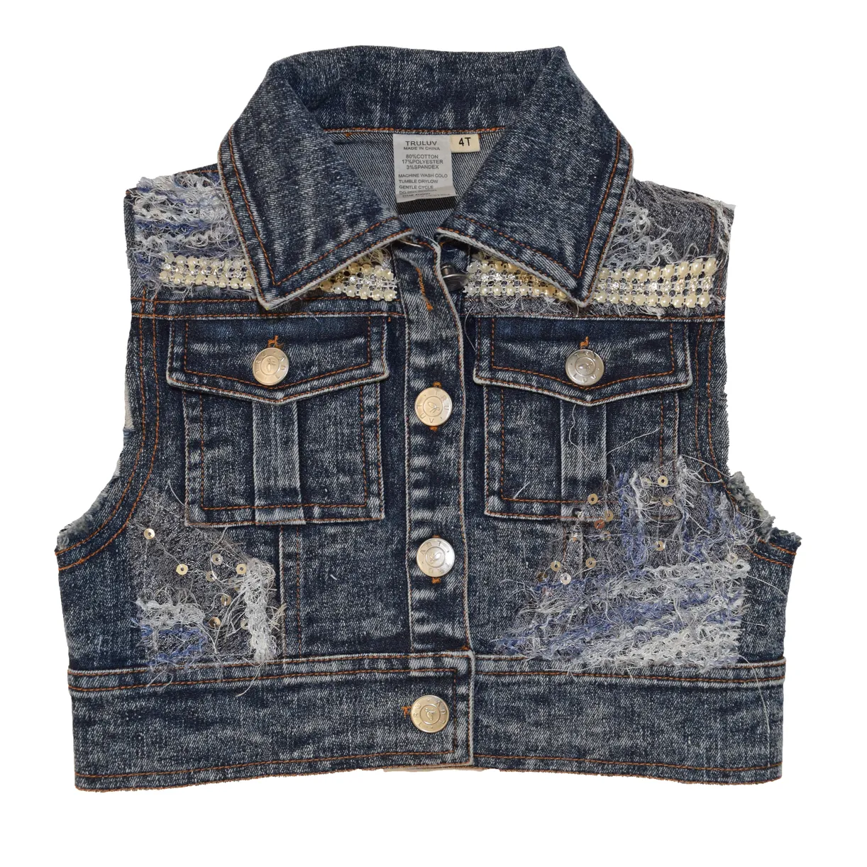 Little Mass Verona Denim Vest