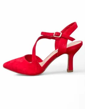 Lukka Heels New Red Suede