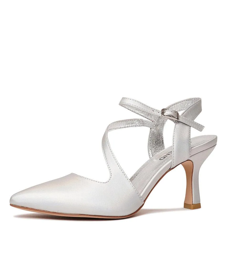 Lukka Silver Rainbow Leather Heels