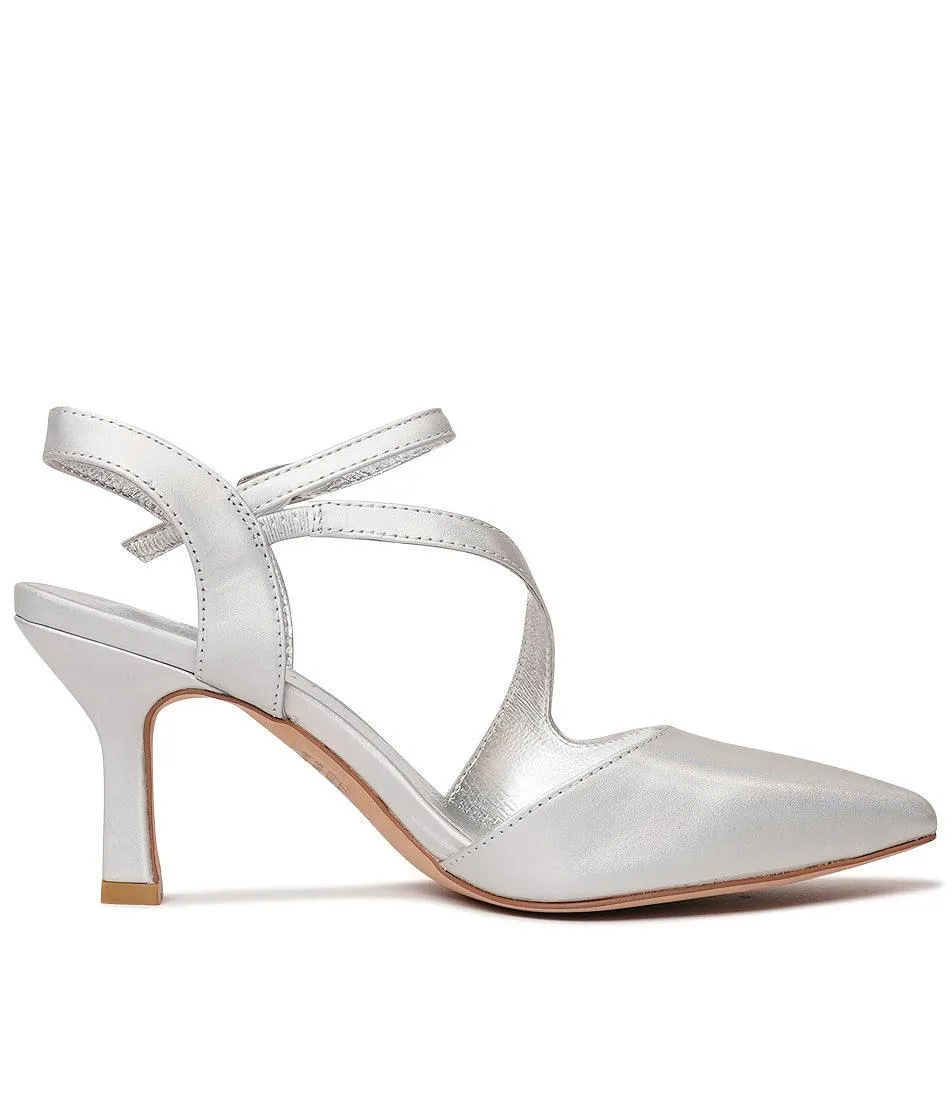 Lukka Silver Rainbow Leather Heels