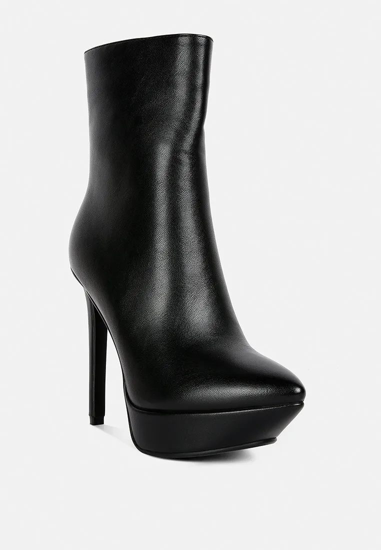 Magna Platform Heels Ankle Boot