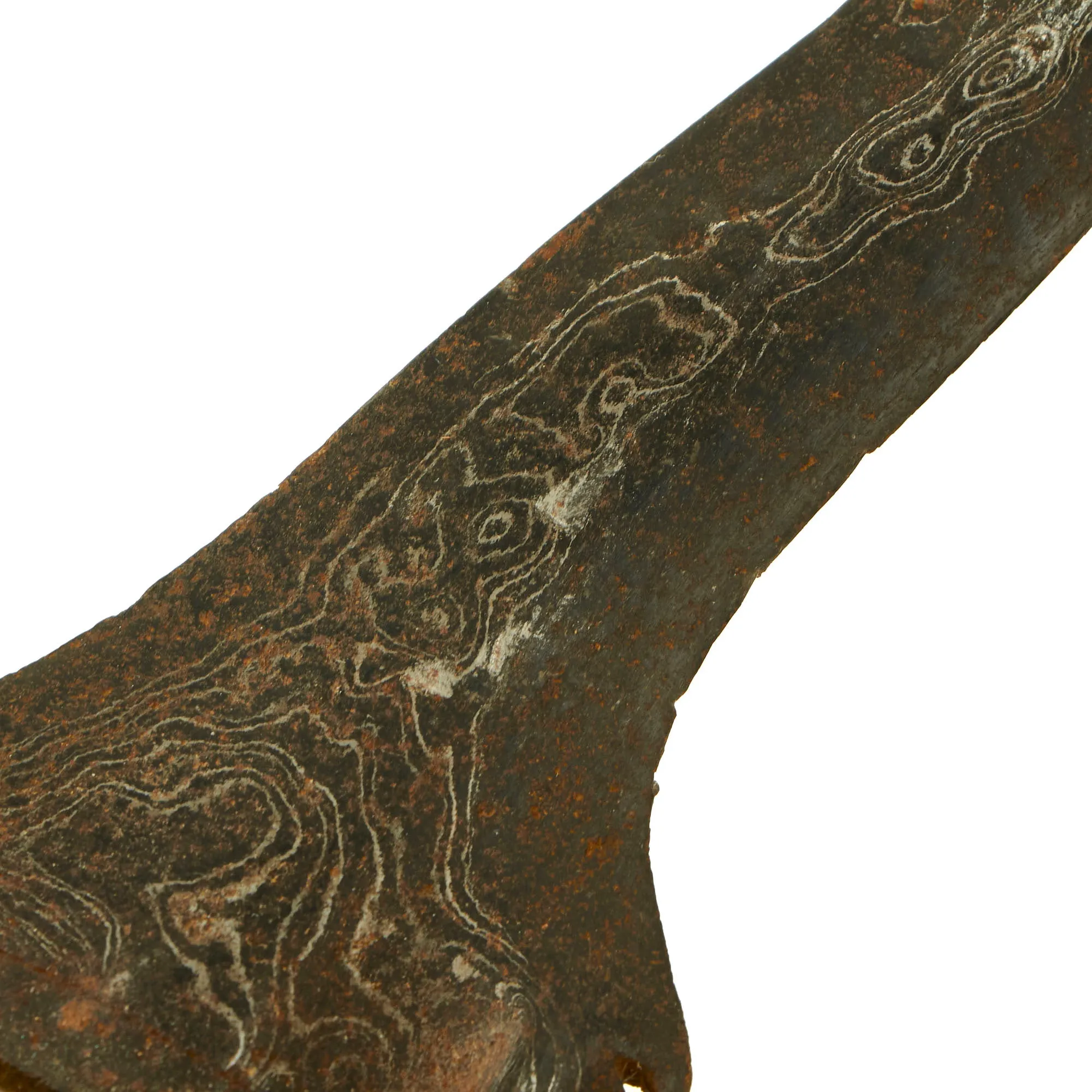 Original 18th Century Balinese Indonesian Kris Dagger With Ornately Carved “Glorious Face” Kirtimukha Motif Scabbard