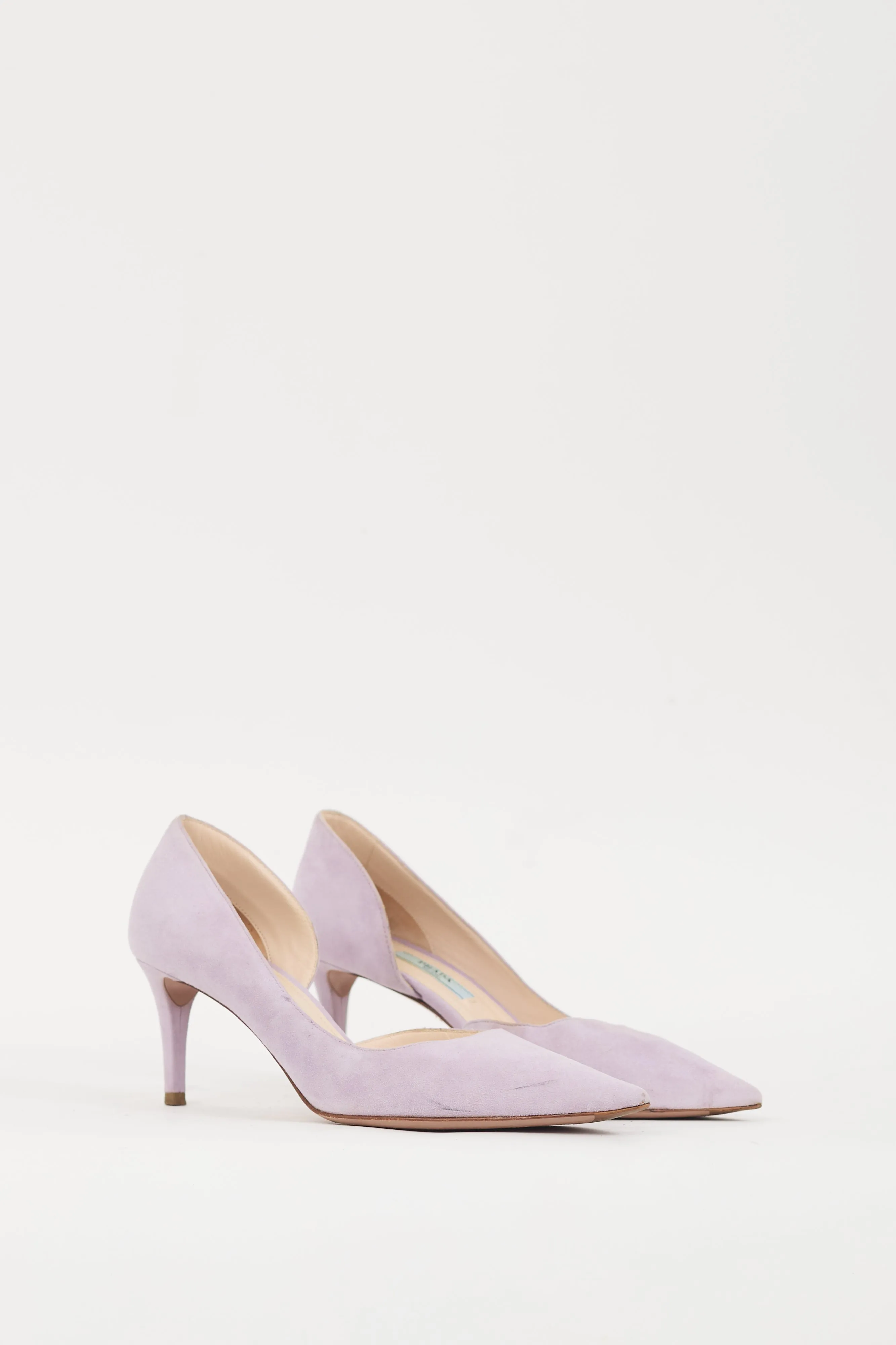 Purple Suede Heel