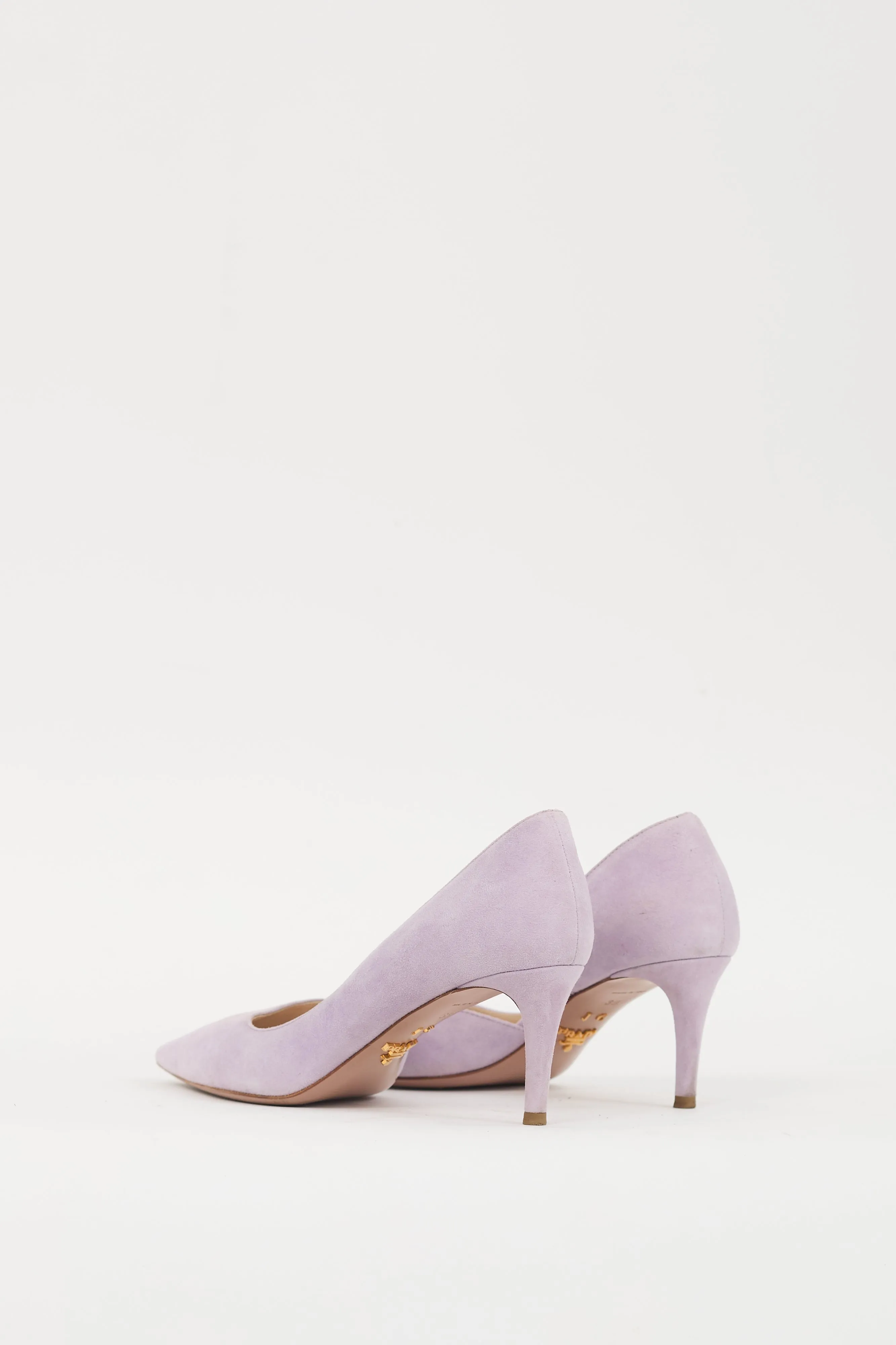 Purple Suede Heel