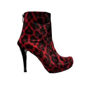 Red Jaguar Ankle Stiletto