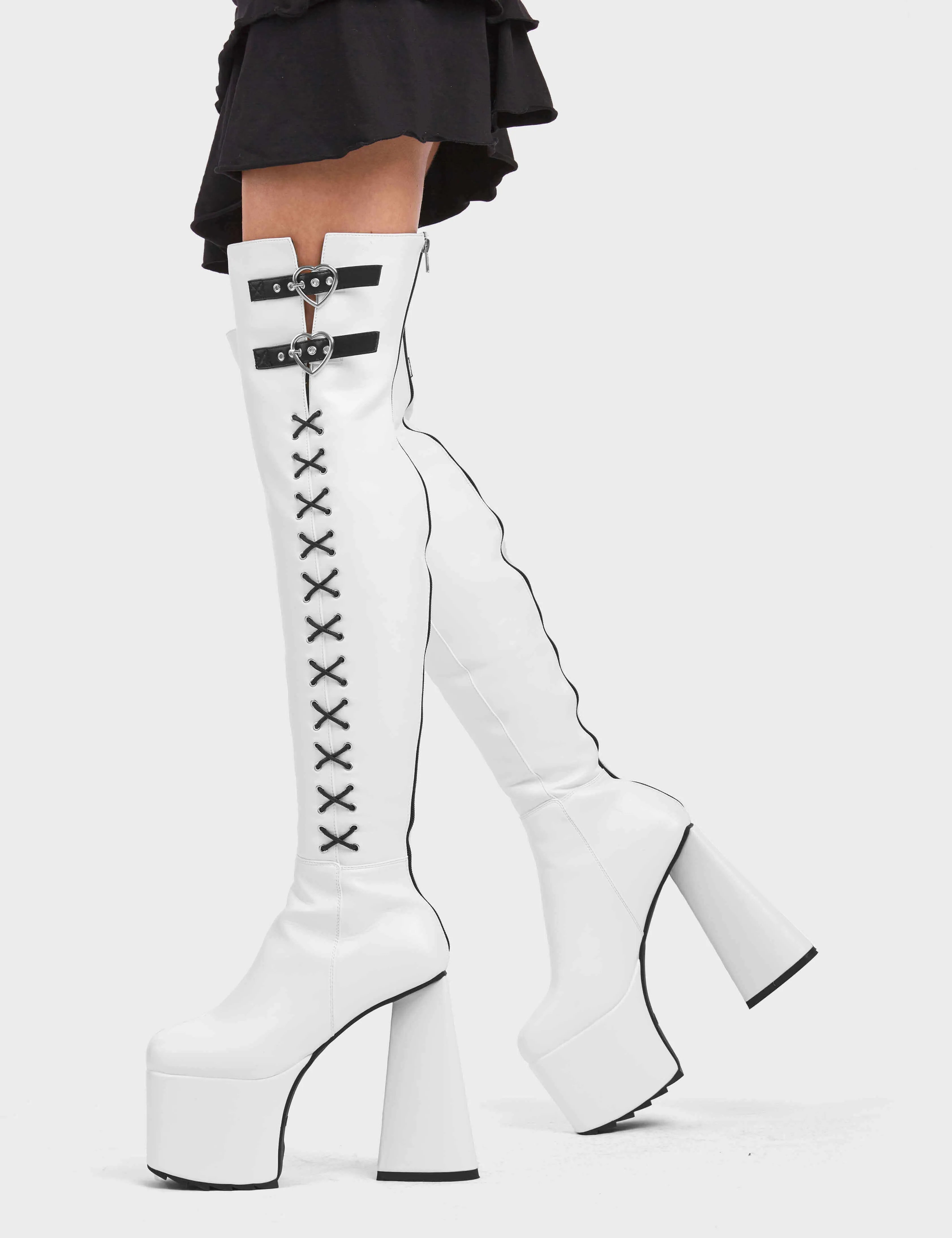 Small Victories Platform Thigh High Boots