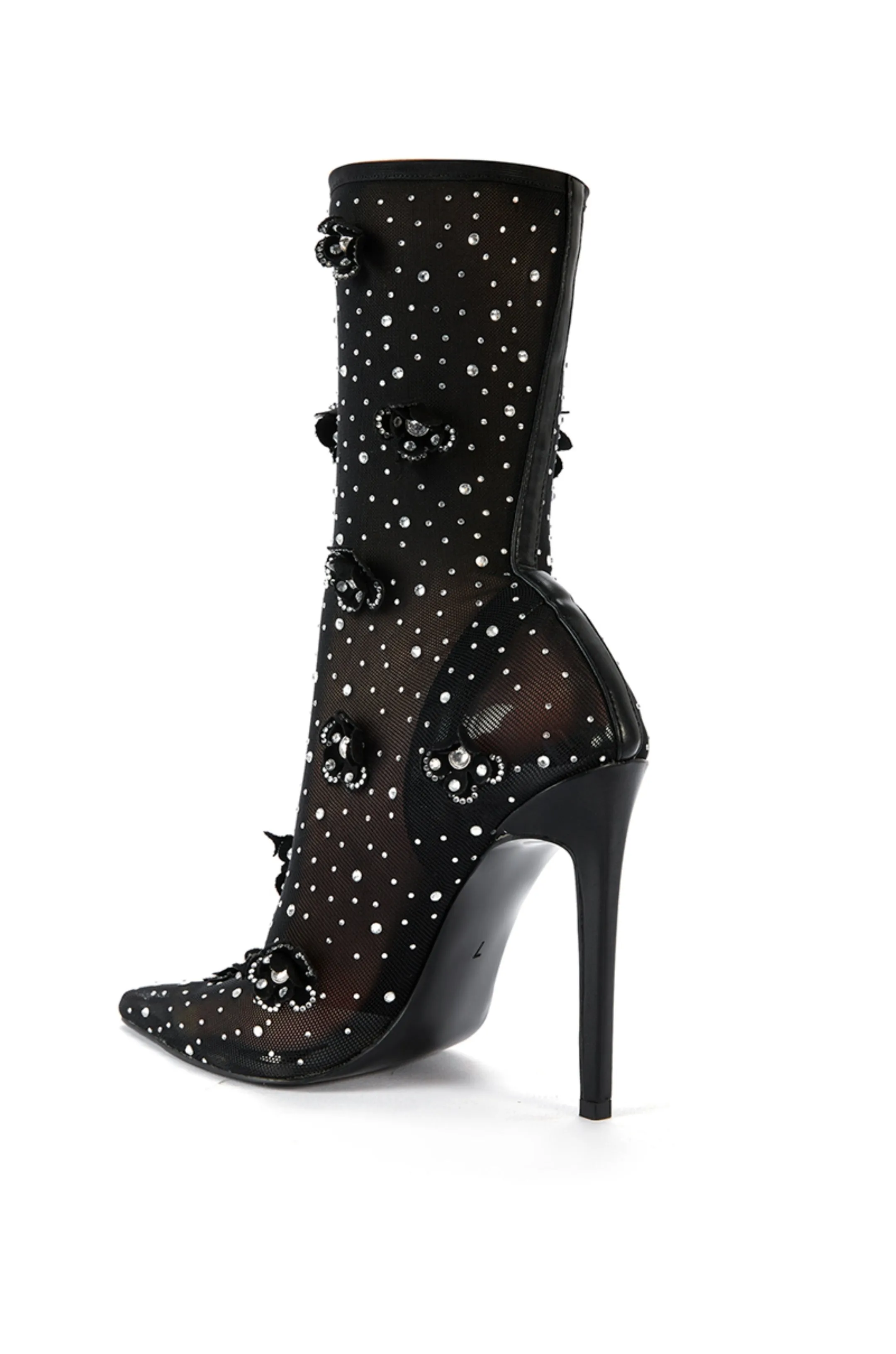 SMARLOWE-BLACK STILETTO BOOTIE