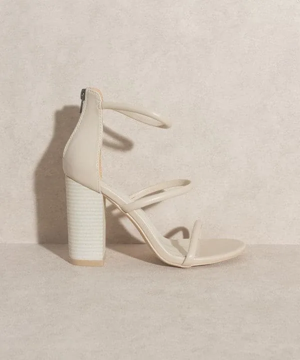 Taylor Minimalist Strappy Heel