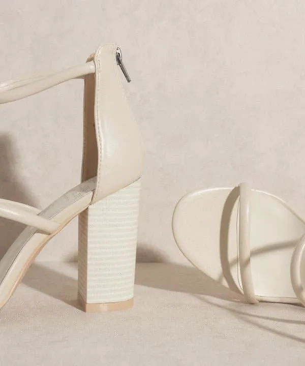 Taylor Minimalist Strappy Heel