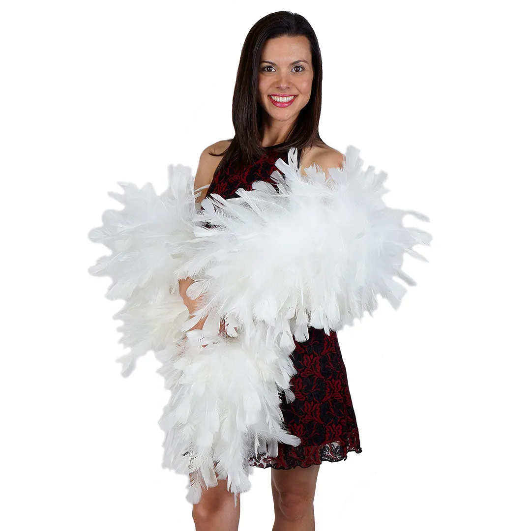 Turkey Ruff Feather Boa - Solid Colors - 14 -16"