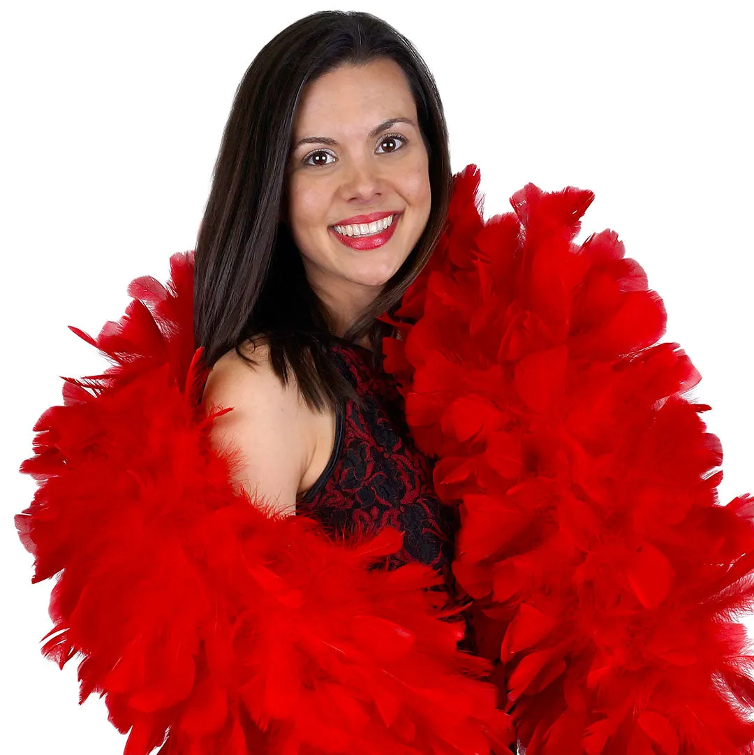 Turkey Ruff Feather Boa - Solid Colors - 14 -16"